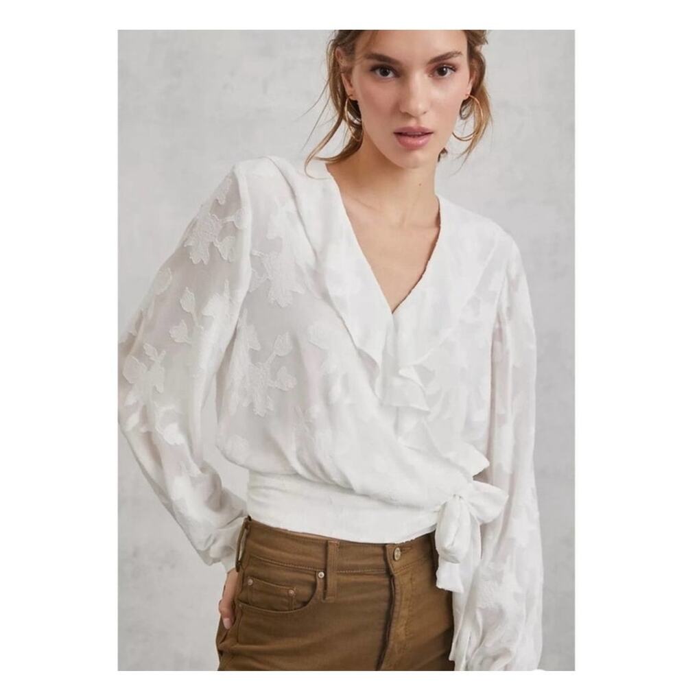 Anthropologie Milena Burnout Blouse - Picture 3 of 6